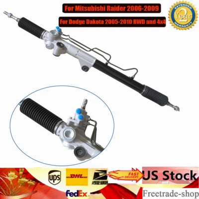Power Steering Rack & Pinion For 2005-10 Dodge Dakota/ 2006-09 Mitsubishi Raider Foto 1 de 4