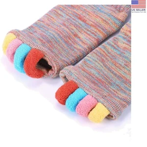 Foot Alignment Socks with Toe Separators for Men or Women Comfy Ships Free - Picture 1 of 8
