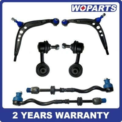Juego de 6 piezas de brazo de control de suspensión delantero L/R apto para BMW E36 Z3 318i 318iS 320i Foto 1 de 4