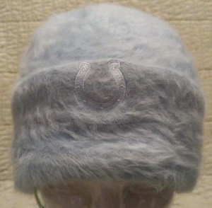 Women's OSFA Reebok Baby Blue Fuzzy Indianapolis Colts NFL Beanie Hat - Picture 1 of 9
