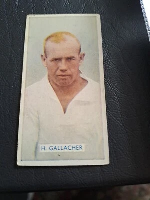 (B104) CARRERAS, FAMOUS FOOTBALLERS, H. GALLACHER, , DERBY COUNTY 1935  # 22 - Image 1 of 2