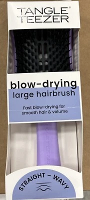 Cepillo de pelo Tangle Teezer LILAC Cloud GRANDE ventilado secado por soplado recto ondulado Foto 1 de 4