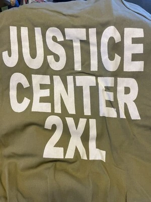 New 2XL Authentic Convict Inmate Prison JAIL Jumpsuit Justice Center mechanic - Image 1 of 4