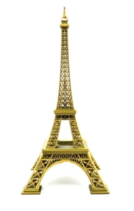 Eiffel Tower Model- 3D Printed with PLA Gold/Gray Elegance for Decor & Memories - Picture 1 of 4