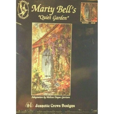 Cross Stitch Jeanette Crews Designs Marty Bells Quiet Garden Count 620445 Memory - Image 1 of 3