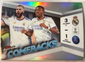 2023-24 Topps Finest UCC Finest Comebacks #FC-1 Real Madrid C.F. - Picture 1 of 2