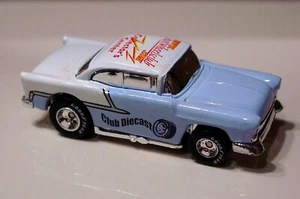 1955 Chevrolet "www.clubdiecast.com" Rubber Tires Hot Wheels - Picture 1 of 2