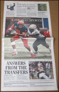 9/1/2019 Chicago Tribune Sports Illinois defeats Akron Bears 100 Sid Luckman #5 - Picture 1 of 7