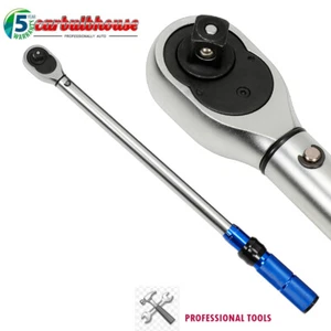 Torque Wrench Micrometer Style 1/2" Drive 65-350Nm Calibrated in NEW case U.K - Picture 1 of 19