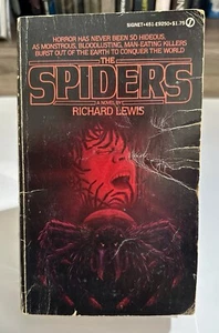 The Spiders Richard Lewis Vintage Horror Signet First Print 1980 Rare OOP PB - Picture 1 of 9