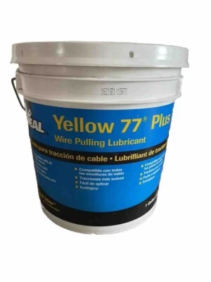 Ideal 31-391 黄色 77 Plus 拉丝润滑剂 带快速滑翔 - 全新 1 加仑 — 第 1/4 张图片