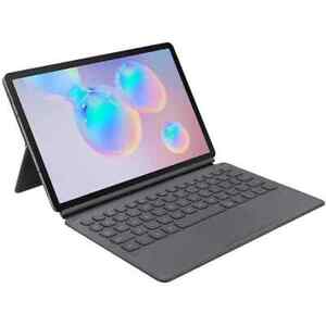 Genuine Samsung Galaxy Tab S6 Book Cover UK Layout Keyboard - Grey