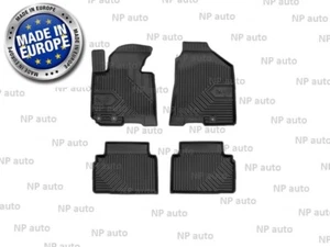 NUEVO JUEGO LHD TAPETES DE GOMA NEGROS REVESTIMIENTOS DE COCHE TODO CLIMA PARA ix35 2009-2015 - Imagen 1 de 4