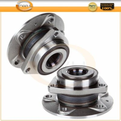 Pair Front Wheel Hub Bearing Fits Volkswagen Eos 2007 2008 - 2012 For Audi A3 Foto 1 de 4