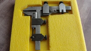 Strumento pinze scorrevoli vintage Starrett #456-A 20-2 DP passo ingranaggio Vernier - Foto 1 di 10