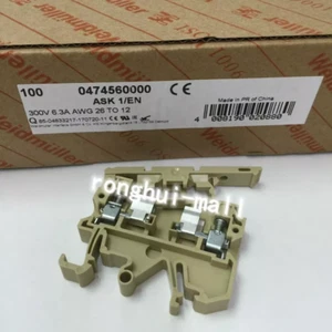 100Pcs New For Weidmuller fuse terminal ASK1/EN 0474560000 - Picture 1 of 7