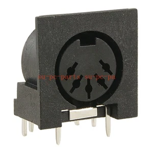 5 Pcs DIN 5 Pin PCB Mounting Female Sockets for PC Keyboard - Afbeelding 1 van 4