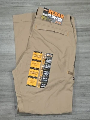 Ariat® Men's Rebar M5 Work Flow Ultralight Straight Leg Pant New W/Tags 29×30 - image 1 of 4