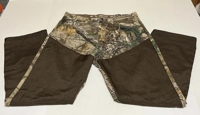 Wrangler Pro Gear Pants Mens 36x32 Camo Brush Guard Briar Realtree Xtra Hunting - Image 1 of 4