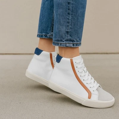 Zapatillas altas Madewell talla 8 para acera en cuero en bloques de colores Foto 1 de 4