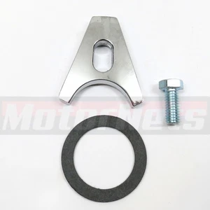 Chevy Distributor Clamp & Gasket Kit Race Style Hold Down SB BB SBC BBC HEI - Picture 1 of 1