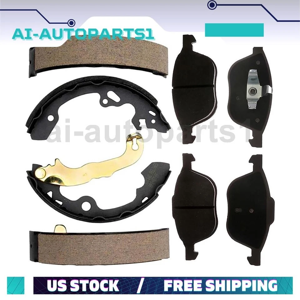 Pastillas de freno delanteras Ford Focus 2004 2005 2006 2007 zapatas de freno de tambor trasero Foto 1 de 4