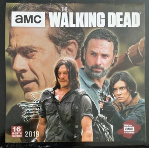 AMC The Walking Dead 12 Monate Wandkalender 2019 Neegan Rick Daryl Maggie 🧟 - Bild 1 von 4