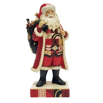 Jim Shore Santa Figurine Christmas FAO Schwartz with Toy Sack 26.5 cm High Resin Foto 1 de 2
