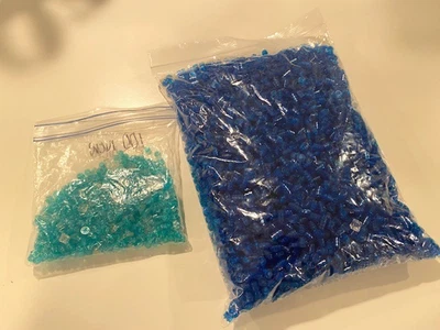 LEGO LOTE DE MILES de tachuelas azules transparentes de 1 x 1, azul oscuro y azul claro Foto 1 de 3