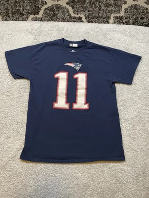 NFL TEAM APPAREL #11 New England Patriots Edelman T-Shirt Size Medium - Image 1 of 4
