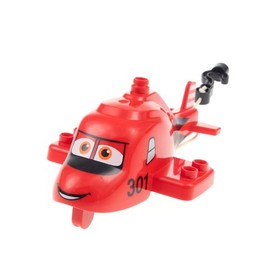 1X Lego Duplo Airplane Disney Planes Blade Ranger Red 10538 CRS035 17005PB01