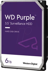 WD Purple 6TB WD64PURZ SATA Festplatte 256MB Cache gebraucht - Bild 1 von 1