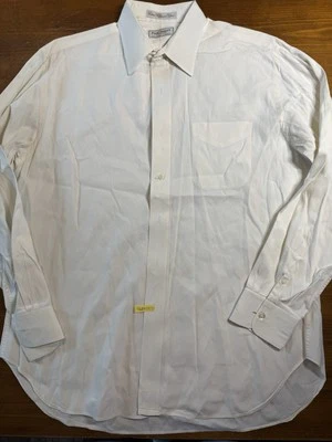 Рубашка мужская Paul Stuart хлопок точечная оксфорд на пуговицах 16–34 Icory винтажная карьерная - Изображение 1 из 4