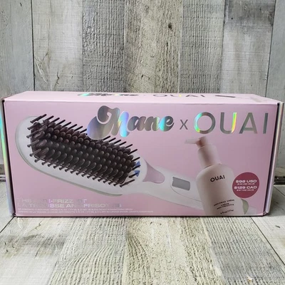 Mane X OUAI The Anti-frizz Kit Get Your Sleek On Hot Straightening Brush ONLY - Image 1 of 4