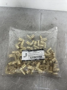 3/4 x 1/2 pex 90 degree Elbow 50 pack Brass - Picture 1 of 3