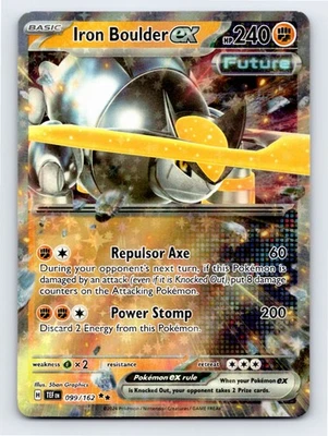 Iron Boulder ex - 099/162 - SV05: Temporal Forces Holo - Image 1 of 2