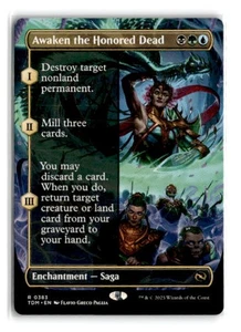 MTG — Awaken the Honored Dead (Borderless) (Tarkir: Dragonstorm) [EN] - Bild 1 von 1
