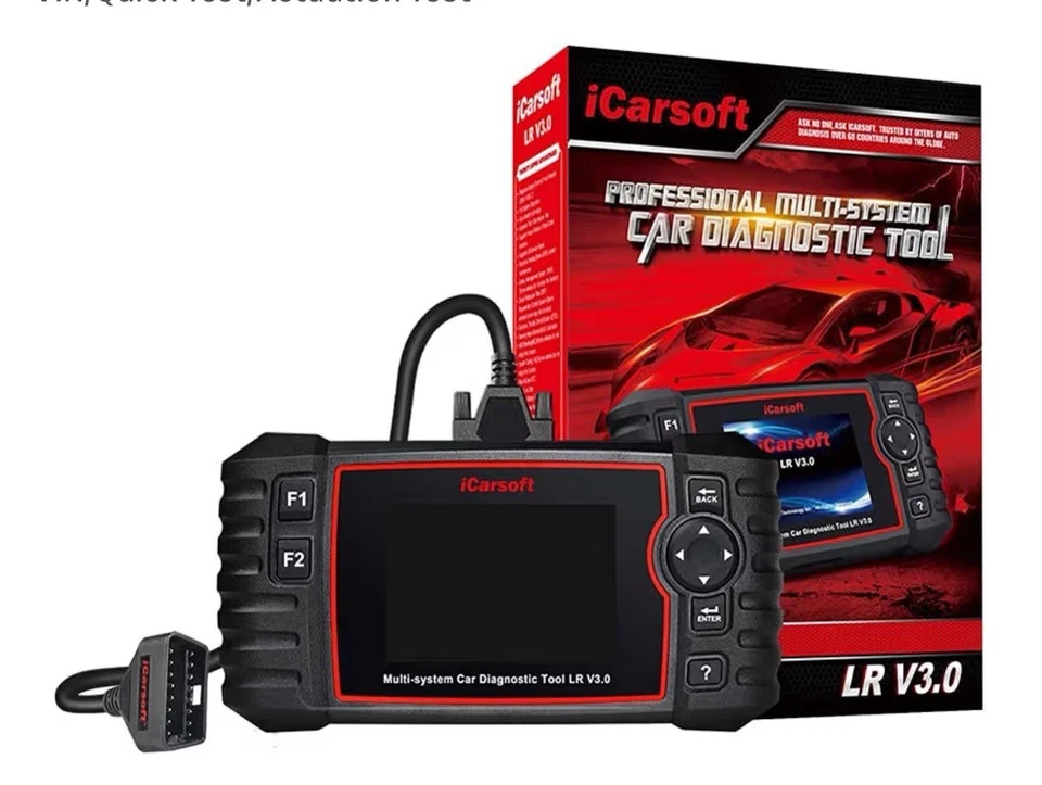 Herramienta de diagnóstico iCarsoft LR V3.0 con VIN automático/prueba rápida/prueba de actuación Foto 1 de 3