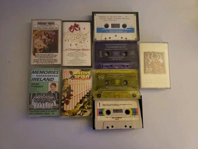 Случайный Лот из 9 Кассетных Кассет Пол Саймон, Воспоминания Ирландии, Родной Дух... - Изображение 1 из 4