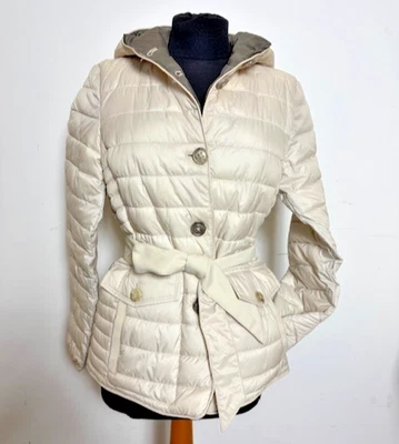 GEOX Ladies Winter Coat Cream Size UK 8 - Image 1 of 3