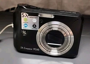 GE M145, 14.1 mp camera Parts Only. Turns On Has Power. Battery Compartment Bd. - Picture 1 of 5