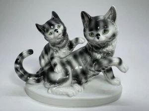 PORZELLANFIGUR SPIELENDE KATZEN FIGURENGRUPPE 7337 CARL SCHEIDIG GRÄFENTHAL - Bild 1 von 6