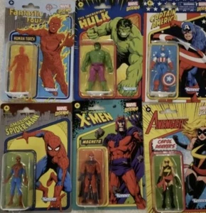 Lot of 6 Hasbro/Kenner Marvel Legends Retro 2021 Set - Picture 1 of 1