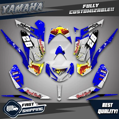 Yamaha Raptor 700 700R Kit Gráficos 2013-2023 Calcomanías ATV Pegatinas Personalizadas 21MIL Foto 1 de 4