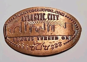 Atlantic City Always Turned On $777$ Elongated Pressed Penny - Picture 1 of 1