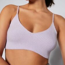 Scanlan Theodore Lilac Crepe Knit Bralette