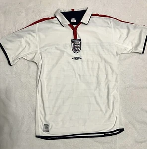 Men’s England football jersey home shirt 2003-2005 Umbro size M Soccer - Picture 1 of 7