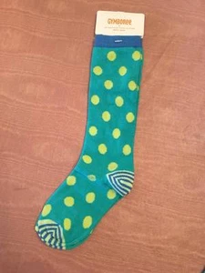 NWT Gymboree Back to Blooms Girl's Limeade Dot Knee Socks Sz XS or S - Picture 1 of 1