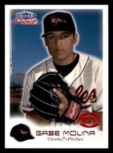 2000  Fleer Focus  #243P Gabe Molina Baltimore Orioles 0468/3999