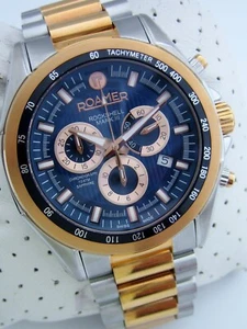 ROAMER WATCH MENS ROCKSHELL MK 111 220837 49 45 20 STAINLESS STEEL SWISS GENUINE - Picture 1 of 10